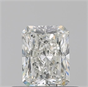 Natural Diamond 0.50 Carats, Radiant with  Cut, I Color, VS1 Clarity and Certified by GIA