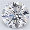 Lab Grown Diamond 4.56 Carats, Round with Ideal Cut, D Color, IF Clarity and Certified by IGI
