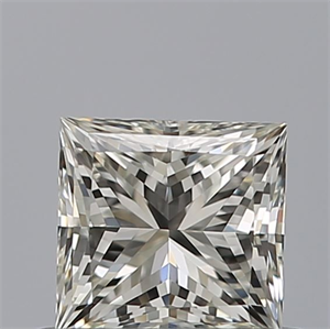 Foto Diamante Natural 0.52 quilates, Princesa , Color H, claridad VS1 y certificado IGI de