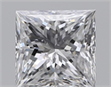 Natural Diamond 0.81 Carats, Princess with  Cut, D Color, SI2 Clarity and Certified by GIA