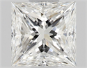 Natural Diamond 0.60 Carats, Princess with  Cut, F Color, SI1 Clarity and Certified by GIA
