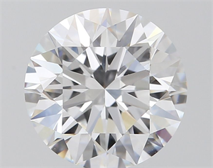 Picture of Natural Diamond 1.73 Carats, Round with Excellent Cut, D Color, VVS2 Clarity and Certified by GIA