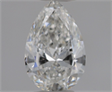 Natural Diamond 0.40 Carats, Pear with  Cut, F Color, VVS1 Clarity and Certified by GIA