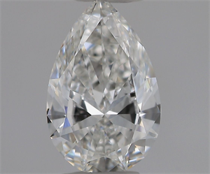 Picture of Natural Diamond 0.40 Carats, Pear with  Cut, F Color, VVS1 Clarity and Certified by GIA
