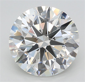 Picture of Lab Grown Diamond 5.40 Carats, Round with Ideal Cut, F Color, IF Clarity and Certified by IGI