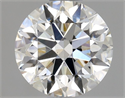 Diamante Natural 0.90 quilates, Redondo , Color I, claridad SI1 y certificado GIA