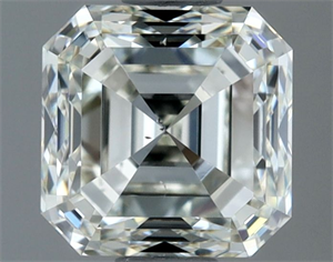 Picture of Natural Diamond 1.01 Carats, Asscher with  Cut, I Color, VS2 Clarity and Certified by IGI