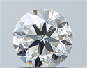 Diamante Natural 1.01 quilates, Redondo , Color J, claridad VS1 y certificado GIA