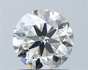 Foto Diamante Natural 1.01 quilates, Redondo , Color J, claridad VS1 y certificado GIA de