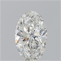 Natural Diamond 1.01 Carats, Oval with  Cut, I Color, VS2 Clarity and Certified by GIA