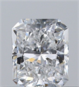 Natural Diamond 0.32 Carats, Radiant with  Cut, E Color, VVS1 Clarity and Certified by GIA
