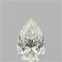 Natural Diamond 0.50 Carats, Pear with  Cut, I Color, VVS1 Clarity and Certified by GIA
