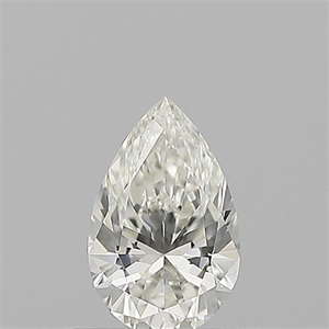 Picture of Natural Diamond 0.50 Carats, Pear with  Cut, I Color, VVS1 Clarity and Certified by GIA