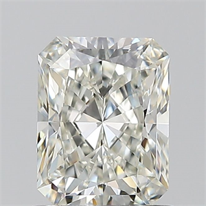 Picture of Natural Diamond 1.01 Carats, Radiant with  Cut, J Color, VVS2 Clarity and Certified by GIA