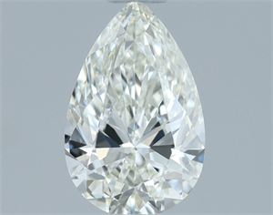 Picture of Natural Diamond 0.70 Carats, Pear with  Cut, H Color, IF Clarity and Certified by IGI