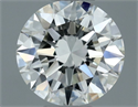 Natural Diamond 0.55 Carats, Round with Excellent Cut, G Color, VVS1 Clarity and Certified by IGI
