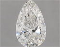Natural Diamond 0.51 Carats, Pear with  Cut, I Color, VS1 Clarity and Certified by GIA