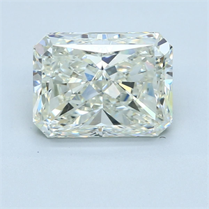 Picture of Natural Diamond 4.01 Carats, Radiant with  Cut, L Color, VS1 Clarity and Certified by GIA