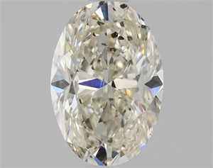 Picture of Natural Diamond 1.01 Carats, Oval with  Cut, J Color, SI2 Clarity and Certified by HRD
