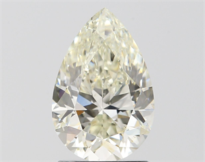 Picture of Natural Diamond 1.70 Carats, Pear with  Cut, K Color, SI1 Clarity and Certified by GIA