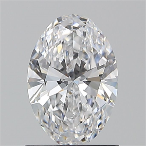 Picture of Natural Diamond 1.01 Carats, Oval with  Cut, D Color, VS2 Clarity and Certified by GIA