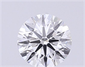 Natural Diamond 0.40 Carats, Round with Excellent Cut, H Color, VVS2 Clarity and Certified by GIA