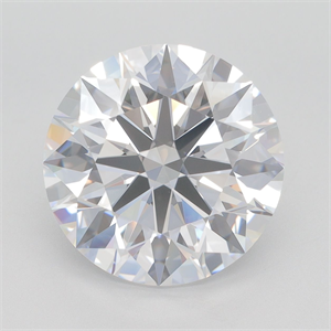 Picture of Lab Grown Diamond 6.58 Carats, Round with Excellent Cut, D Color, VVS1 Clarity and Certified by GIA
