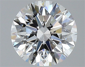 Picture of Natural Diamond 2.08 Carats, Round with Excellent Cut, E Color, VVS2 Clarity and Certified by GIA