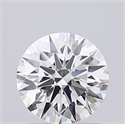 Lab Grown Diamond 0.74 Carats, Round with Ideal Cut, D Color, IF Clarity and Certified by IGI