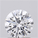 Lab Grown Diamond 1.09 Carats, Round with Ideal Cut, D Color, VVS1 Clarity and Certified by IGI