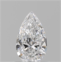 Diamante Natural 0.70 quilates, De pera , Color D, claridad VS2 y certificado GIA