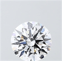 Del inventario de diamantes de laboratorio, 1.55 quilates, Redondo , Color D, claridad VVS2 y certificado IGI