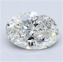 Diamante Natural 2.20 quilates, Ovalado , Color I, claridad SI2 y certificado GIA