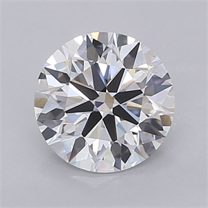 Picture of Lab Grown Diamond 1.50 Carats, Round with Ideal Cut, E Color, VS2 Clarity and Certified by IGI