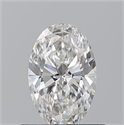 Natural Diamond 0.70 Carats, Oval with  Cut, G Color, VS2 Clarity and Certified by GIA