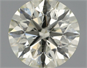 Natural Diamond 0.70 Carats, Round with Excellent Cut, M Color, SI1 Clarity and Certified by IGI