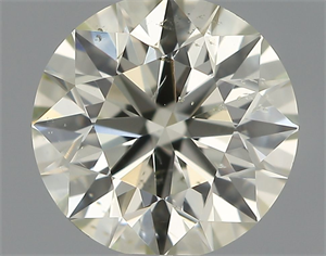 Picture of Natural Diamond 0.70 Carats, Round with Excellent Cut, M Color, SI1 Clarity and Certified by IGI
