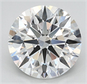 Lab Grown Diamond 3.38 Carats, Round with Ideal Cut, E Color, VVS1 Clarity and Certified by IGI