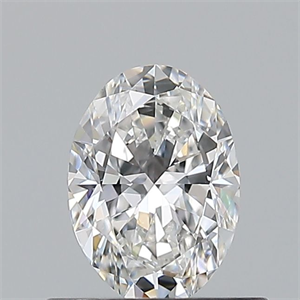 Picture of Natural Diamond 0.50 Carats, Oval with  Cut, E Color, VS2 Clarity and Certified by GIA