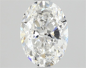 Picture of Natural Diamond 1.00 Carats, Oval with  Cut, F Color, VS1 Clarity and Certified by GIA