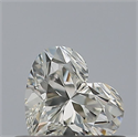 Natural Diamond 0.40 Carats, Heart with  Cut, I Color, VVS1 Clarity and Certified by GIA
