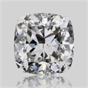Diamante Natural 0.50 quilates, Del cojín , Color F, claridad SI1 y certificado GIA