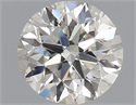 Diamante Natural 0.58 quilates, Redondo , Color H, claridad VVS2 y certificado IGI