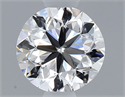 Natural Diamond 0.40 Carats, Round with Very Good Cut, D Color, SI1 Clarity and Certified by GIA
