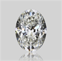 Natural Diamond 0.71 Carats, Oval with  Cut, J Color, VS1 Clarity and Certified by GIA