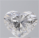 Natural Diamond 2.01 Carats, Heart with  Cut, D Color, VS2 Clarity and Certified by GIA