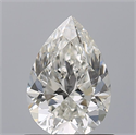 Diamante Natural 0.71 quilates, De pera , Color G, claridad VVS2 y certificado IGI