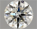 Natural Diamond 0.70 Carats, Round with Excellent Cut, J Color, SI2 Clarity and Certified by GIA