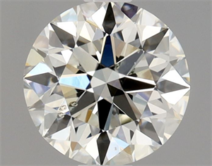 Picture of Natural Diamond 0.70 Carats, Round with Excellent Cut, J Color, SI2 Clarity and Certified by GIA