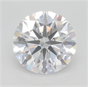 Lab Grown Diamond 3.63 Carats, Round with Excellent Cut, E Color, VVS2 Clarity and Certified by GIA